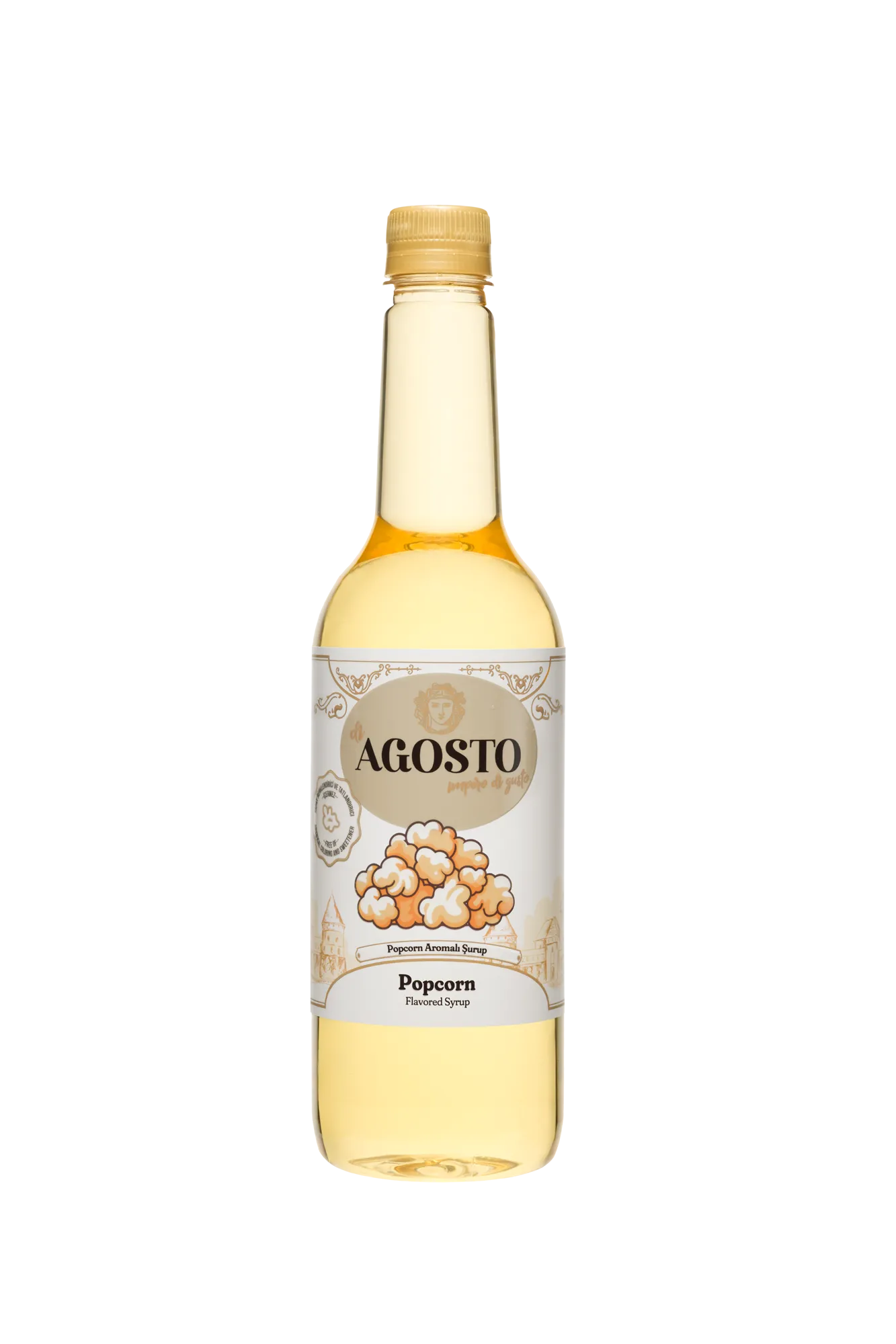 Patlamış Mısır Aromalı Şurup – 750 ml