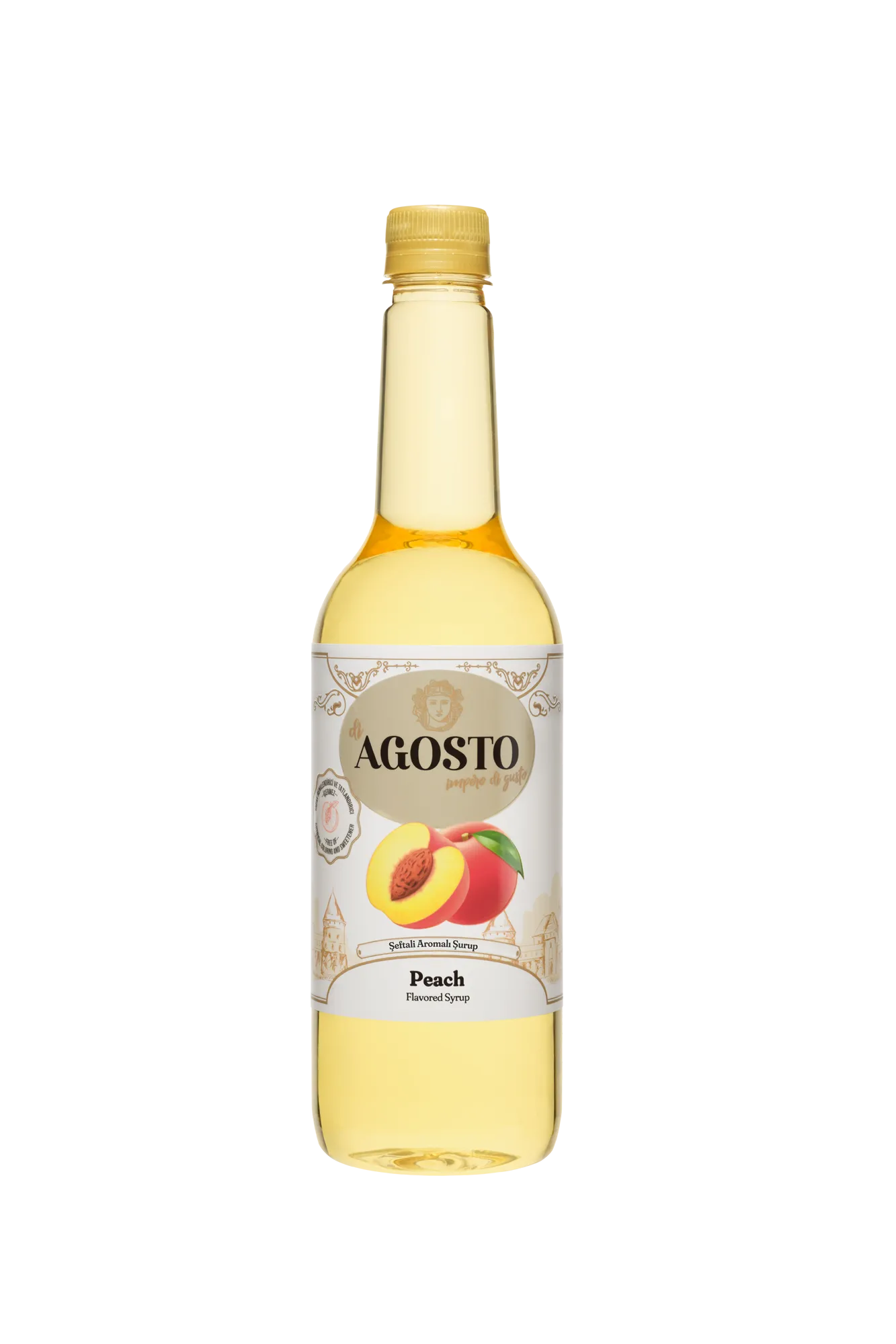 Şeftali Aromalı Şurup – 750 ml