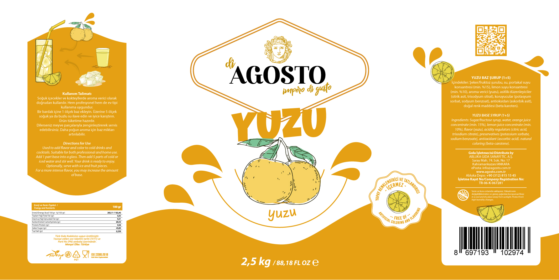 Yuzu Baz - 2.5 kg
