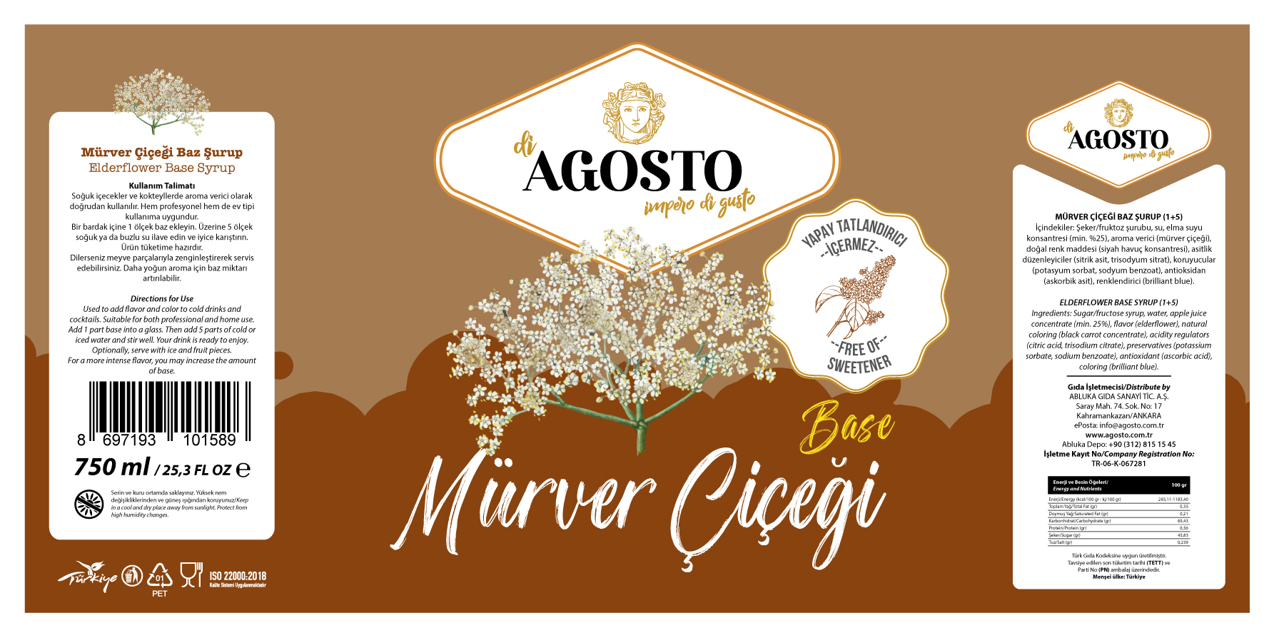 Mürver Çiçeği Baz – 750 ml