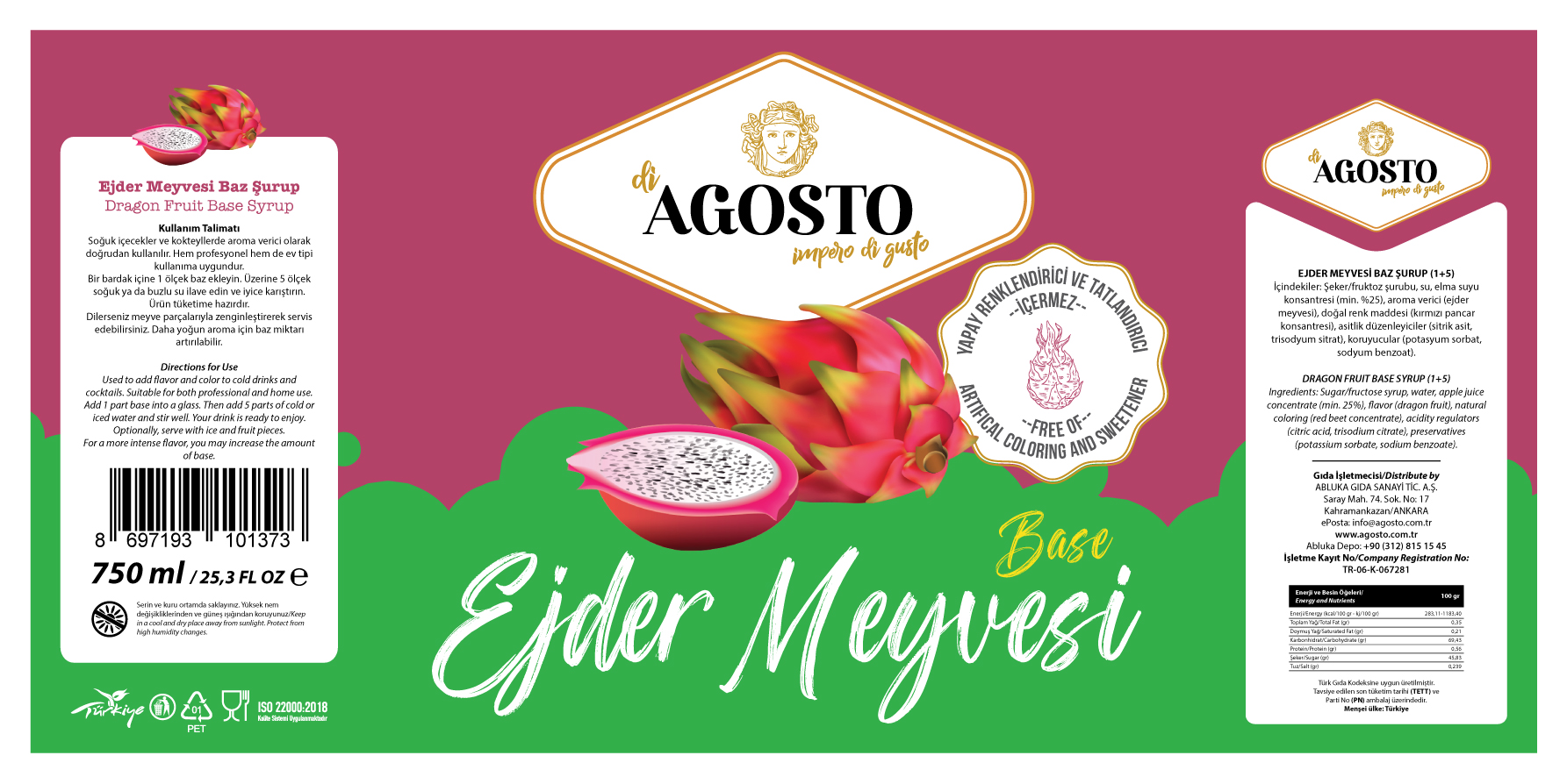 Ejder Meyvesi Baz – 750 ml