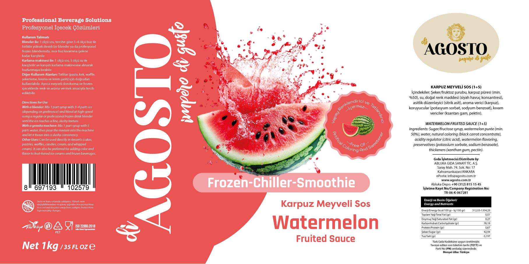 Karpuz Püre – 1 kg