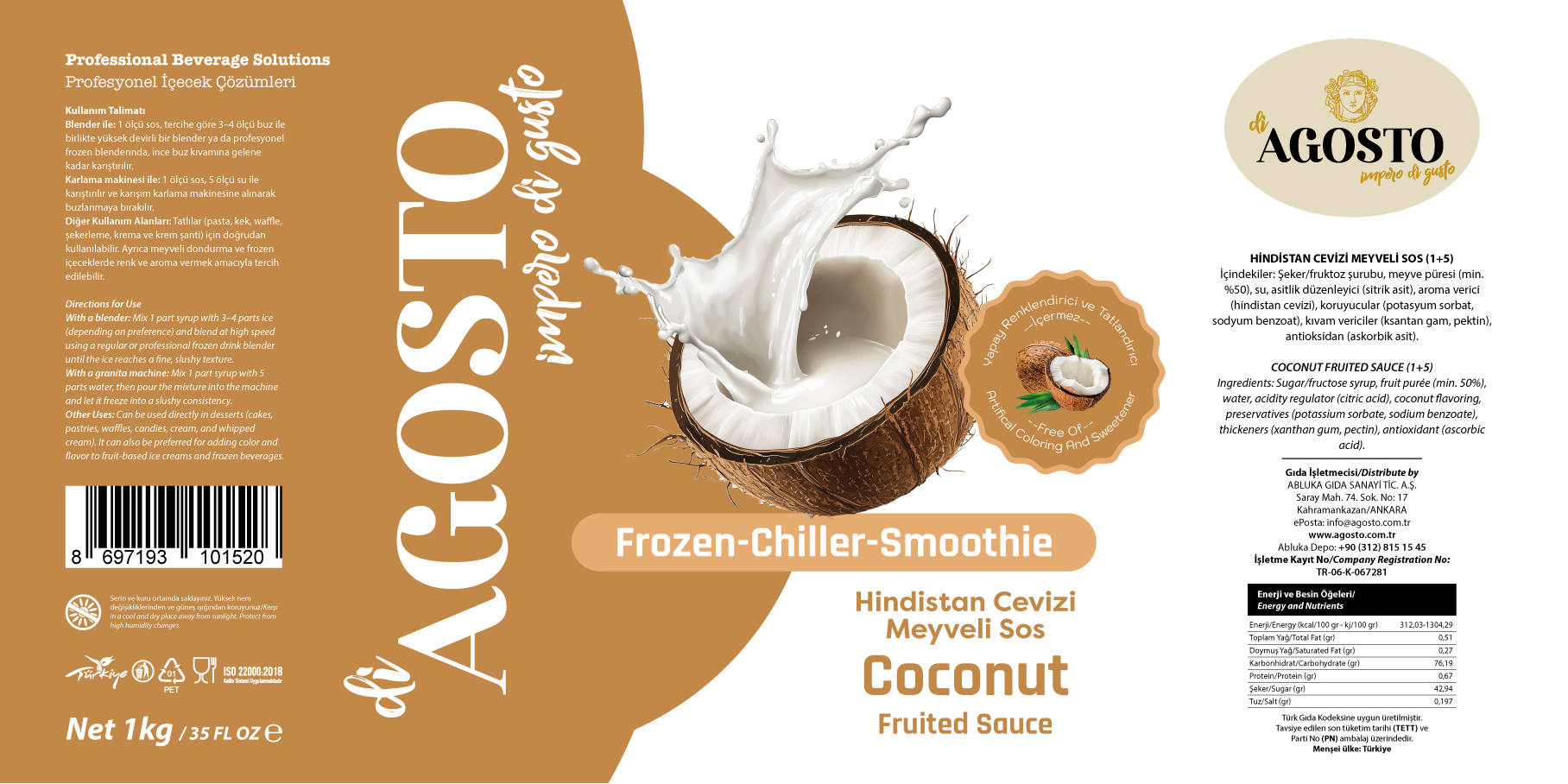 Hindistan Cevizi Püre – 1 kg