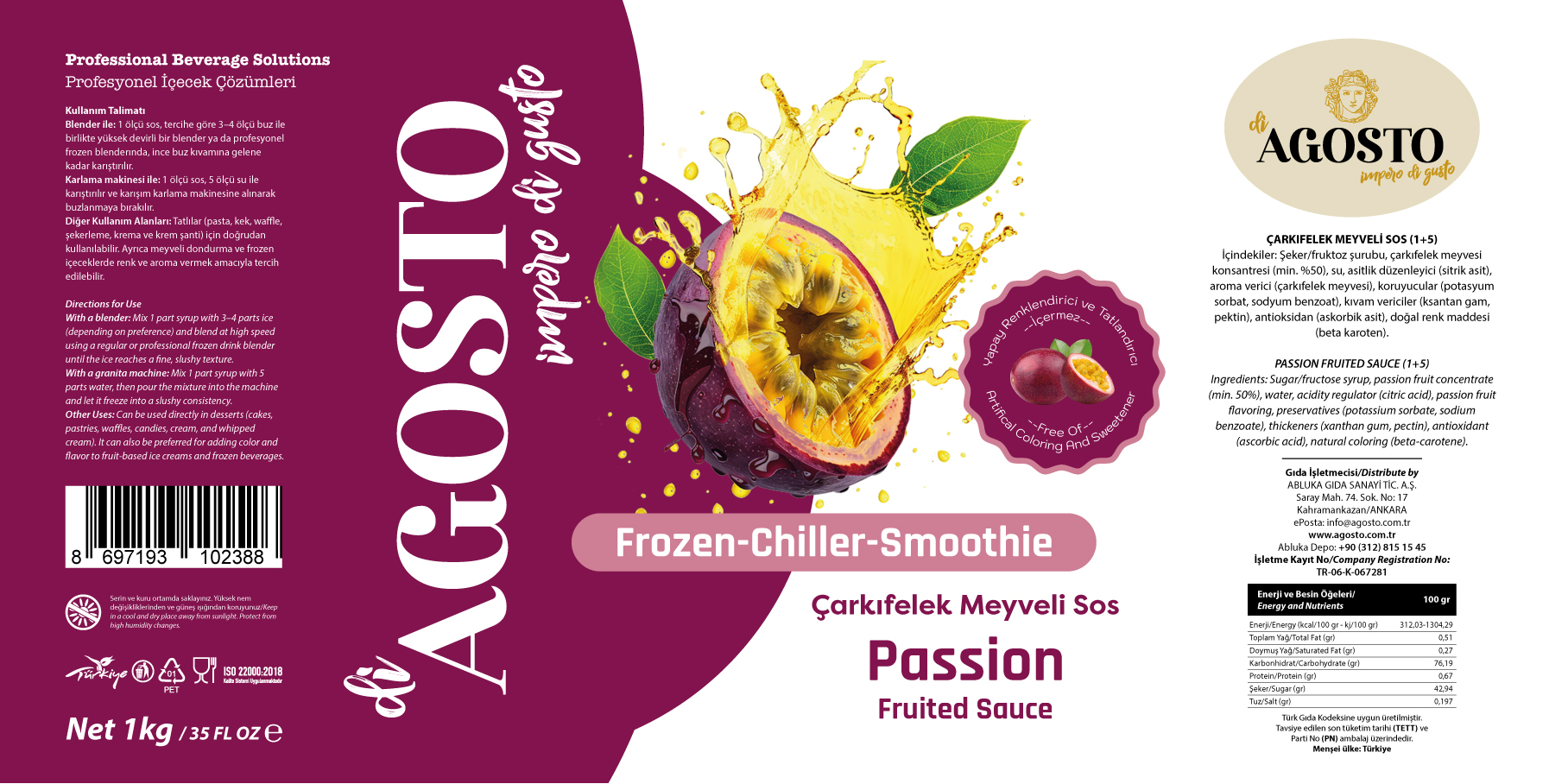 Çarkıfelek Püre – 1 kg