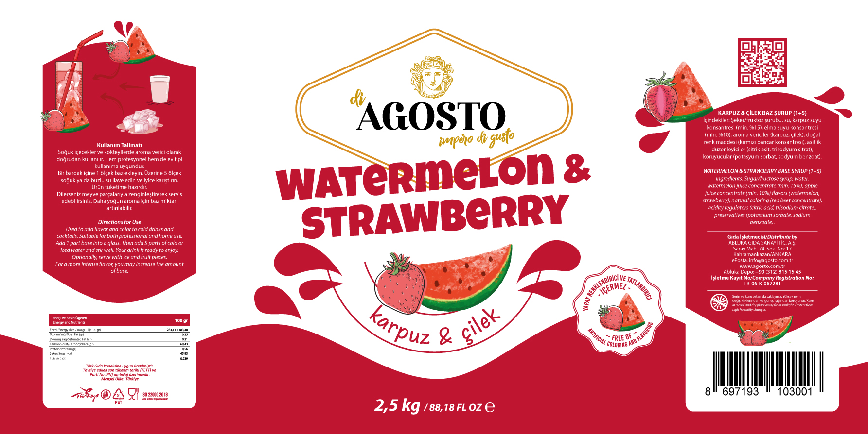 Karpuz & Çilek - 2.5 kg