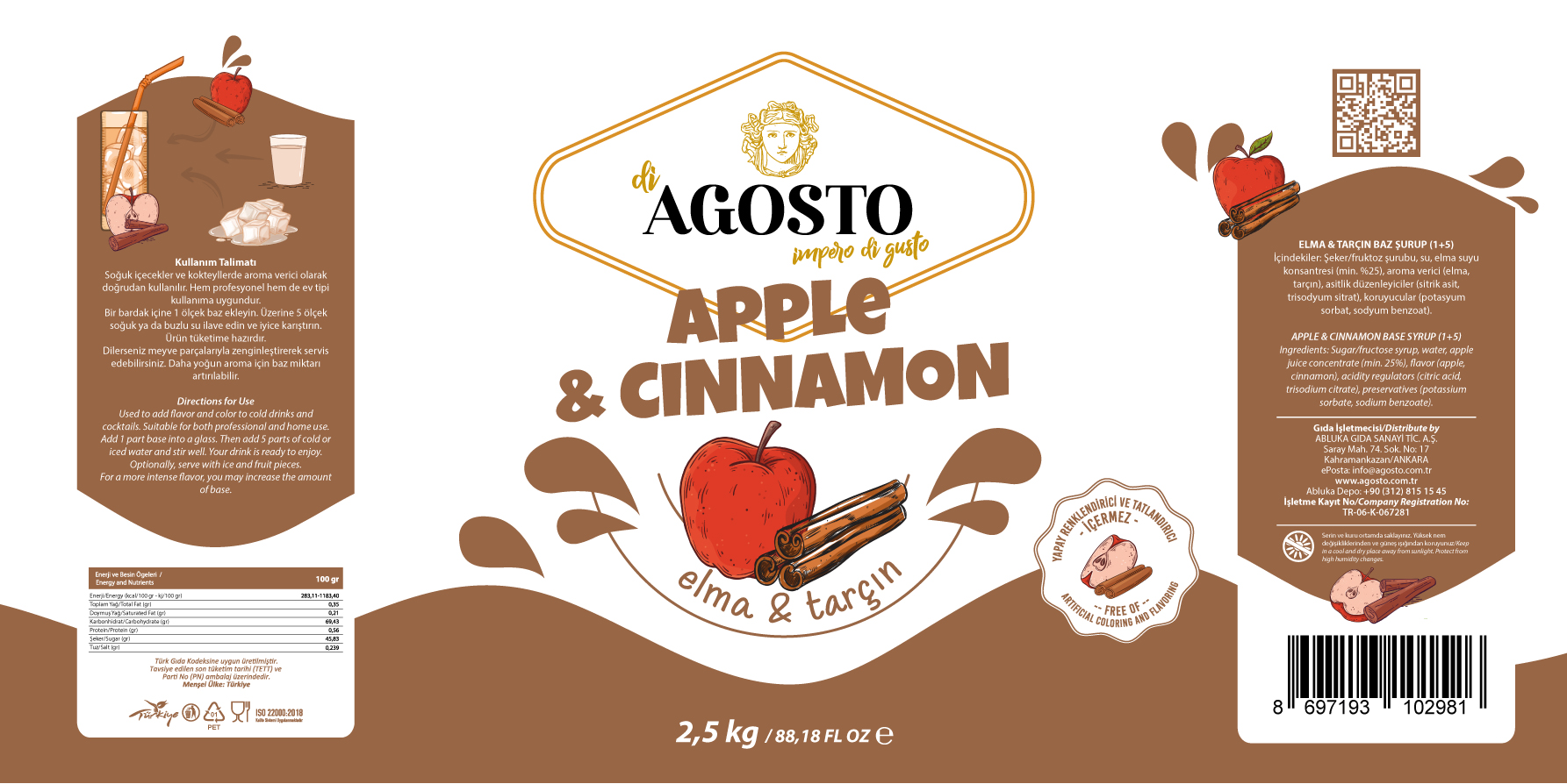 Elma & Tarçın Baz - 2.5 kg